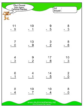 İşlemler yaprak test